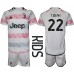 Juventus Timothy Weah #22 Dětské Oblečení Venkovní Dres 2023-24 Krátkým Rukávem (+ trenýrky)